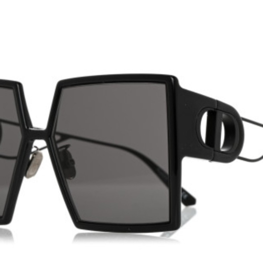 Christian Dior  Oversized Square 30 Montaigne Sunglasses Black